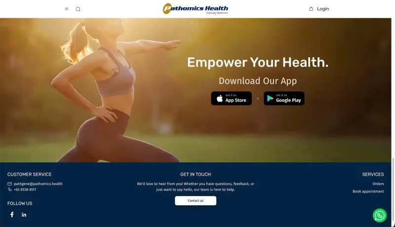 Pathomics Health screen 2